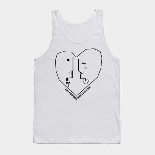 Future, modern, simple and clean - design for those who love simplicity, sincere and clean life Tank Top